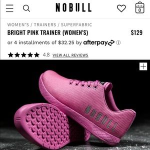 NoBull Bright Pink Women’s Trainer Shoes